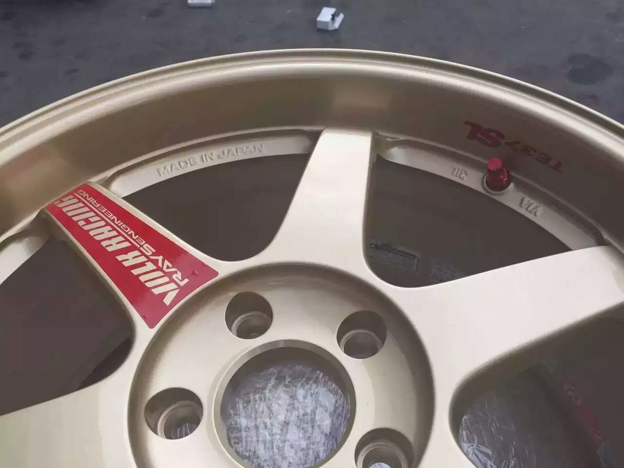 RAYS TE37，特別 顏色 19寸 加橫濱鏍桿裝車完工