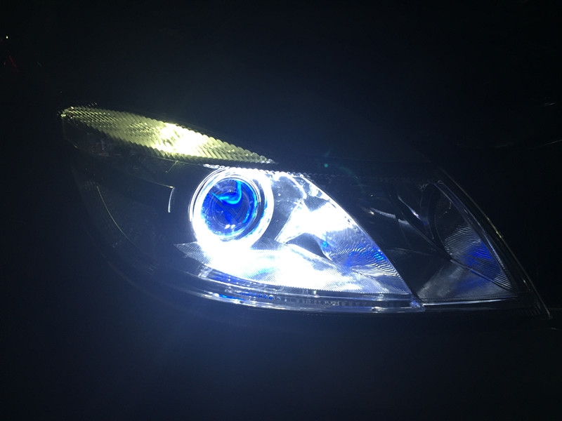 嘉定改燈 12款明銳車燈升級亮度 改小糸Q5透鏡 飛利浦氙氣燈 白色天使眼 藍色惡魔眼