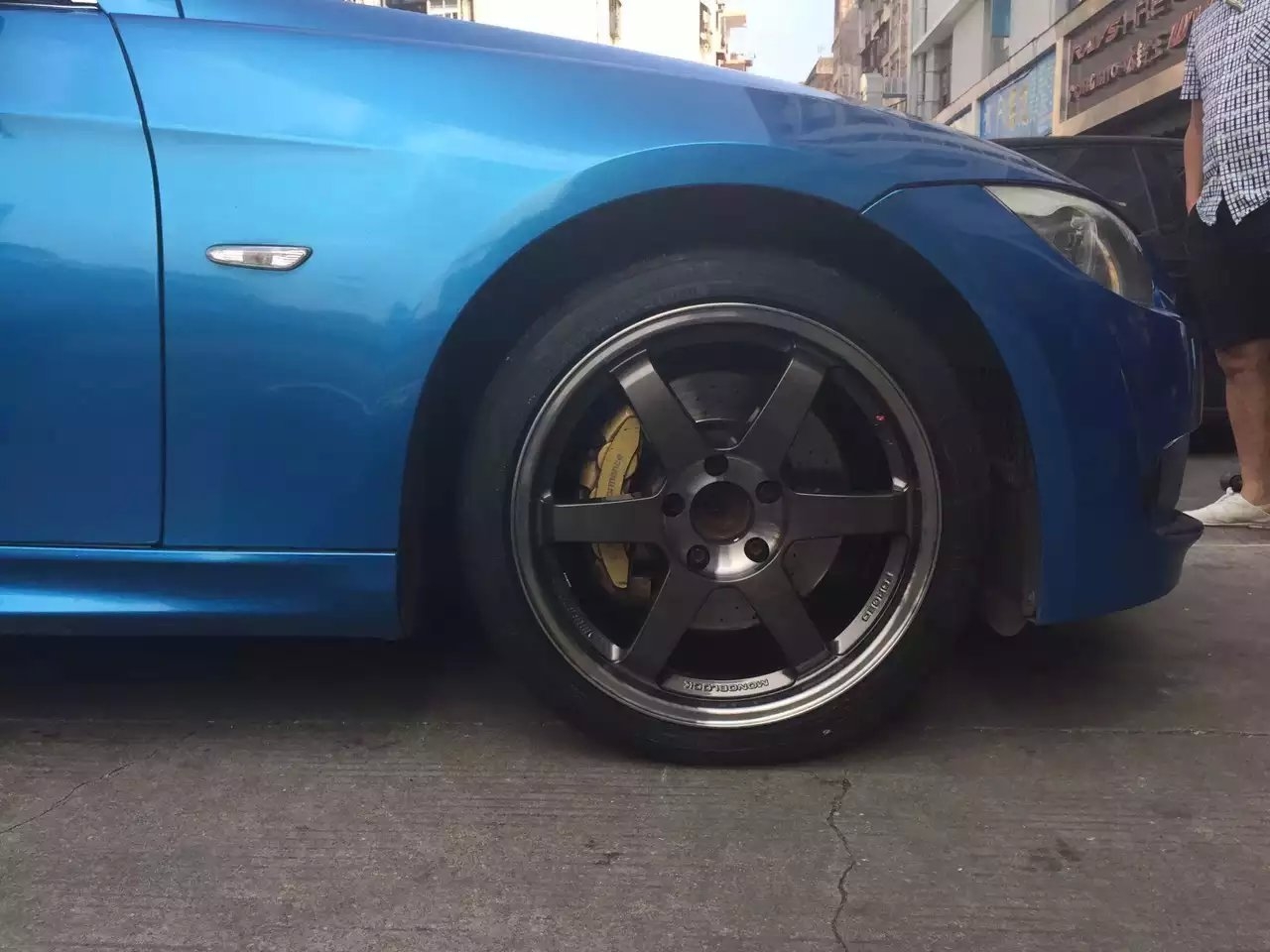 寶馬 335，上身 TE37