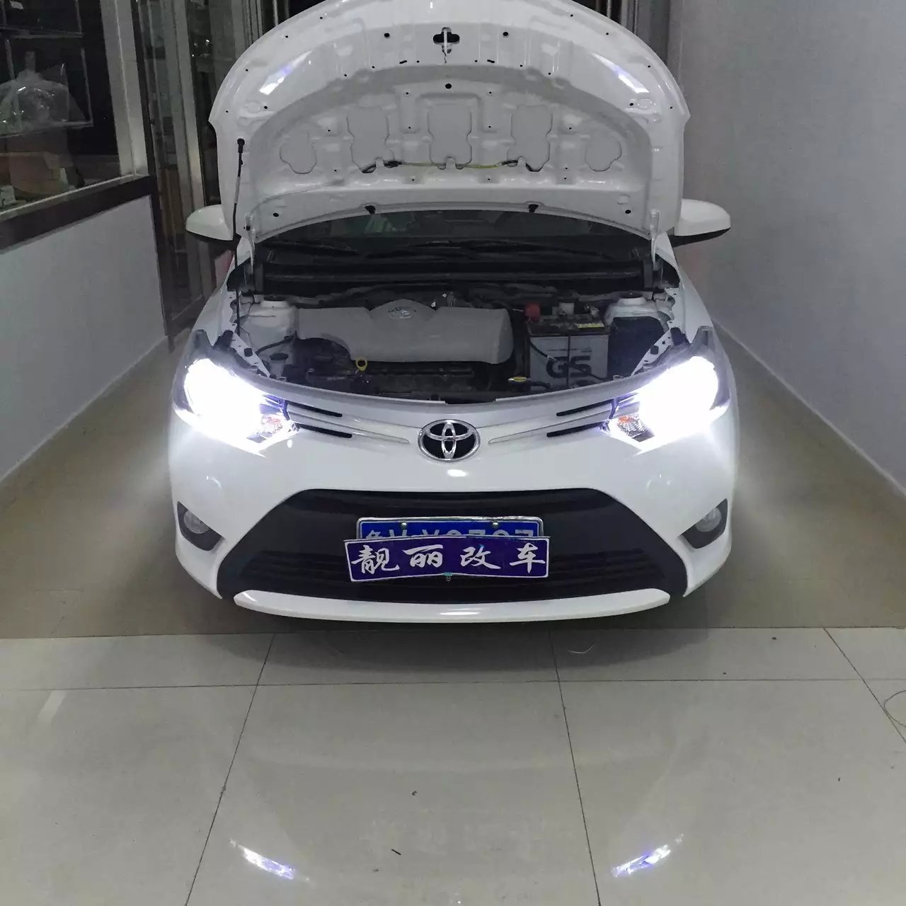 威馳改裝雙光透鏡，氙氣燈