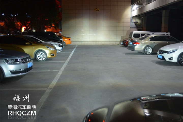 福州改汽車大燈 大眾途觀車燈升級(jí)漢雷氙氣燈海拉五雙光透鏡 福州榮海汽車照明