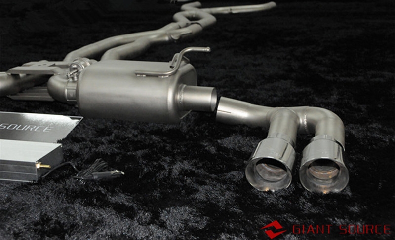 15款新保時(shí)捷卡宴改裝遙控閥門中尾段 香港giantsource巨源排氣管