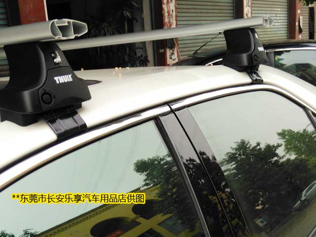 12款凱美瑞改拓樂汽車車頂行李架帶單車