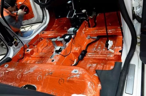 【武漢松杉汽車音響改裝】打造名爵6全車隔音+汽車音響