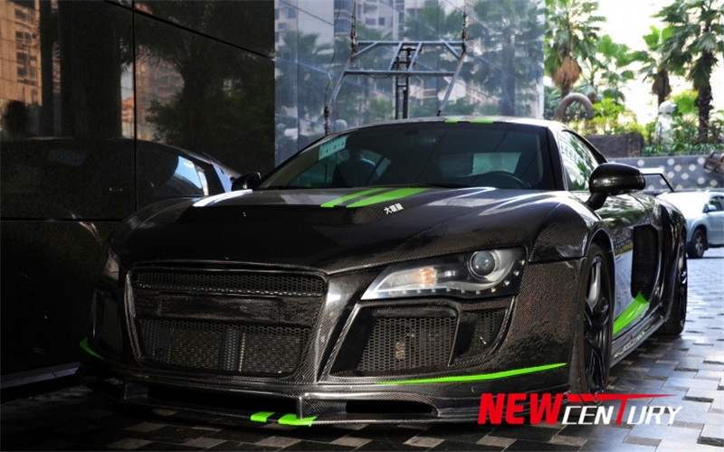 奧迪R8改裝PPT碳纖維寬體大包圍 R8改裝全車寬體包圍