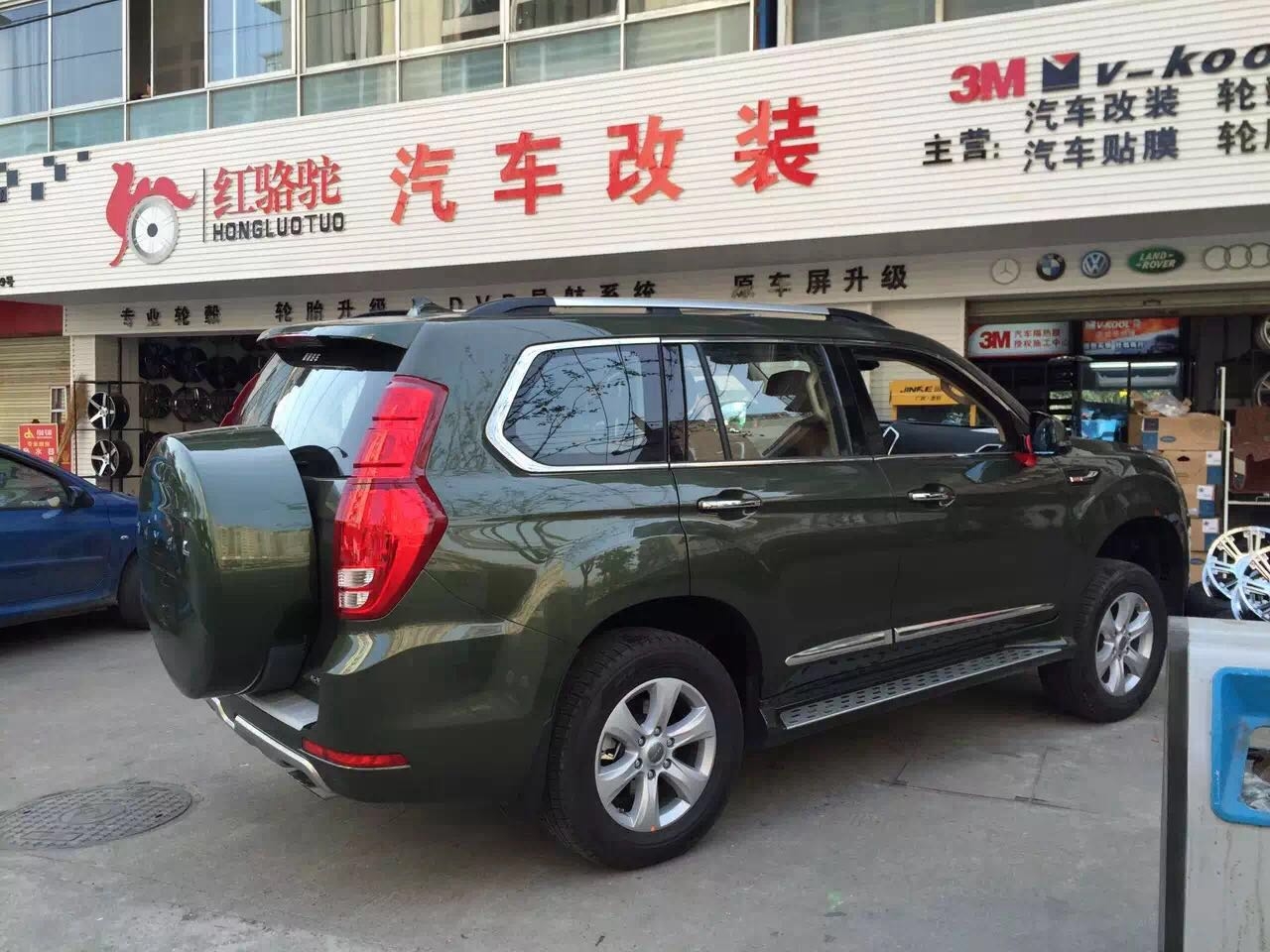 神車長(zhǎng)城哈佛H9 升級(jí)20寸電鍍大腳
