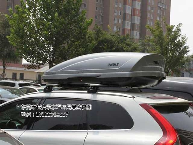 沃尔沃XC60功能拓展安装拓乐行李架可带行李箱及自行车