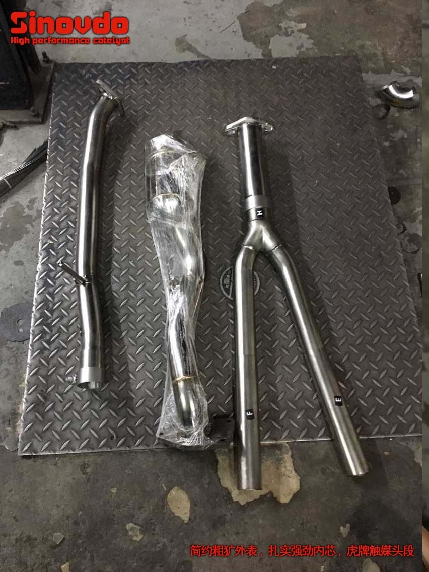 英菲尼迪Q50L更換虎牌SINOVDO300鉬原裝位高流量金屬競技頭段