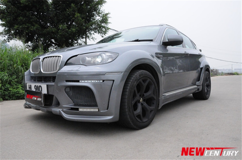 宝马X6hamann 4出宽体大包围