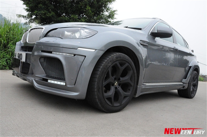 寶馬X6hamann 4出寬體大包圍