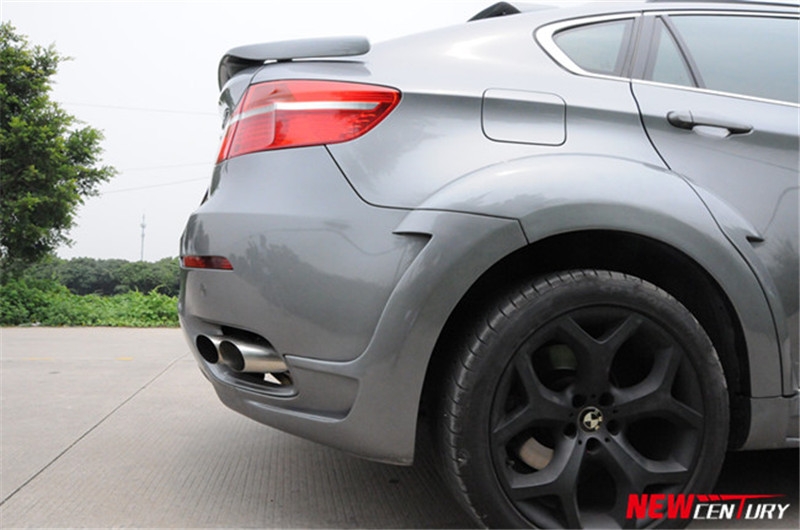 寶馬X6hamann 4出寬體大包圍