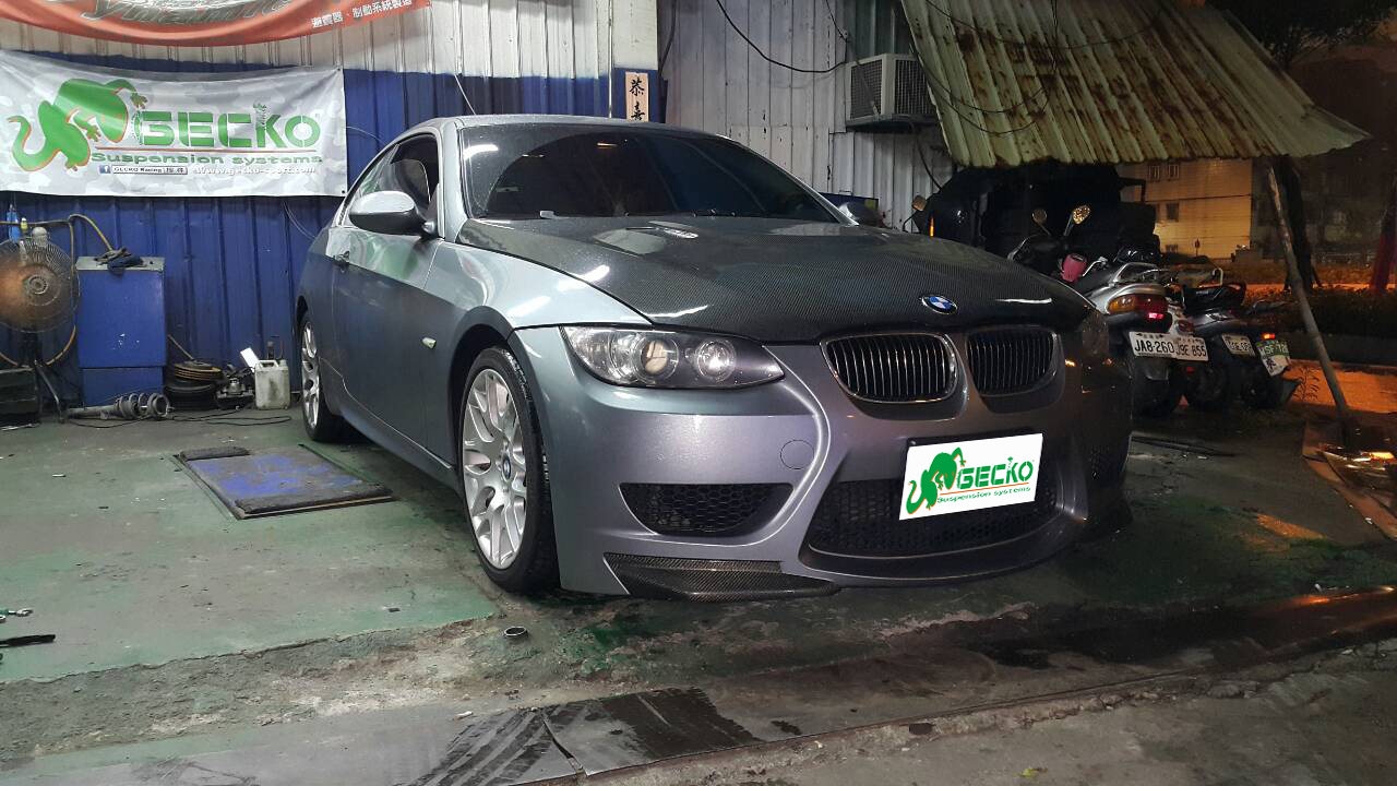 Gecko避震器 寶馬E92 335實(shí)車安裝