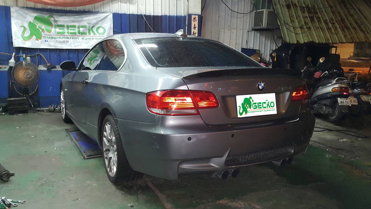 Gecko避震器 寶馬E92 335實(shí)車安裝