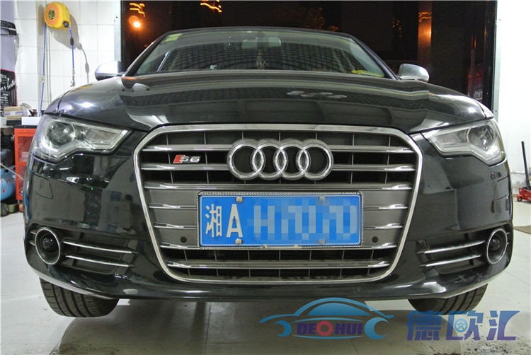 長(zhǎng)沙奧迪A6改裝原廠無(wú)鑰匙進(jìn)入，電動(dòng)尾門(mén)，倒車(chē)影像，S6外觀。