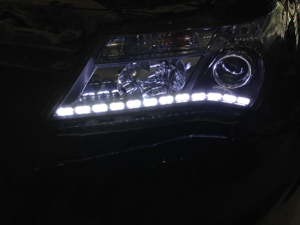 西寧精藝精車燈升級謳歌改燈案例