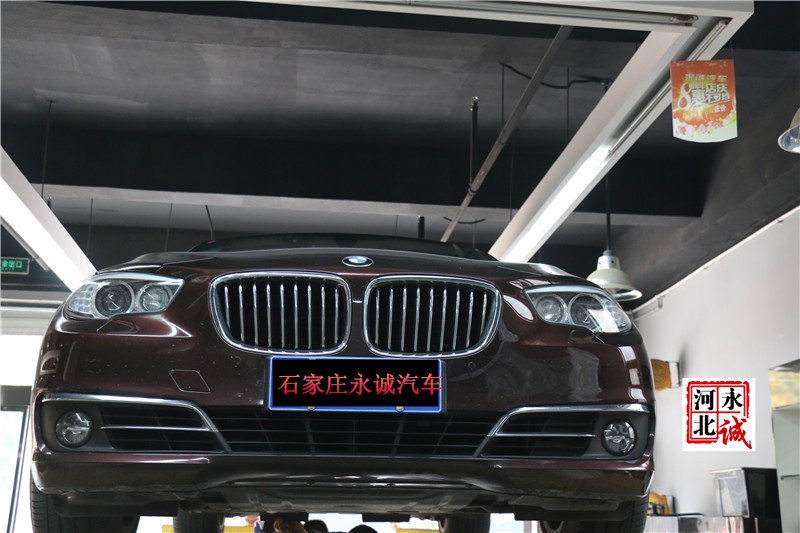 【石家莊永誠(chéng)汽車】寶馬528升級(jí)535雙邊單出排氣，方形尾唇漂亮