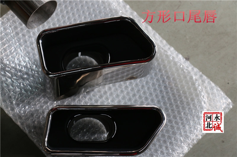 【石家莊永誠(chéng)汽車】寶馬528升級(jí)535雙邊單出排氣，方形尾唇漂亮