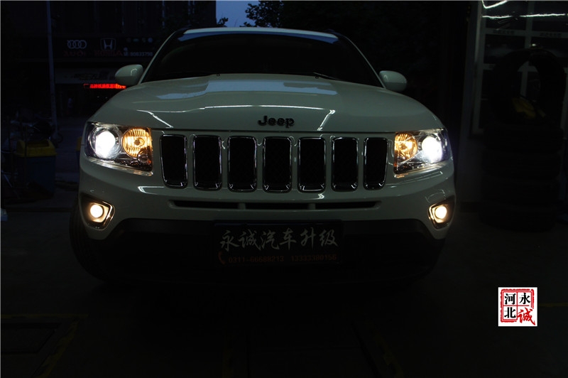 【石家莊永誠(chéng)改燈】指南者改裝海拉五透鏡，歐司朗D1S氙氣燈