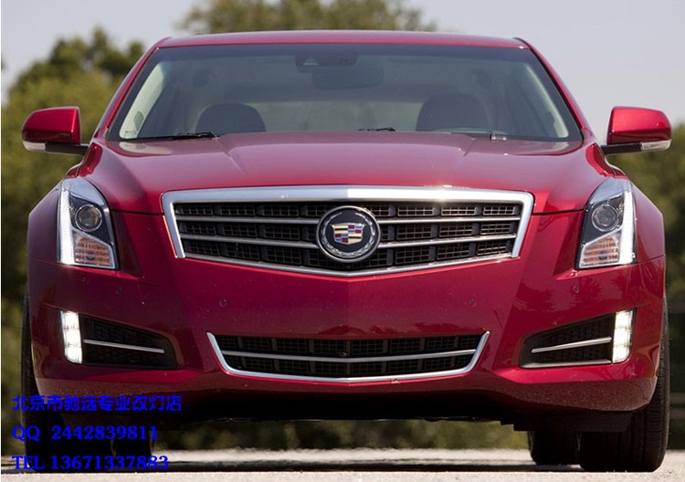 凱迪拉克ATSL  低配改高配大燈 日行燈 北京馳遠改燈