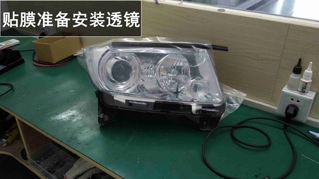 吉普指南者改裝升級(jí)原裝海拉五+飛利浦XV——清風(fēng)車影燈改