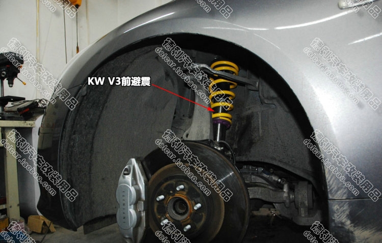 英菲尼迪G37 Coupe改装KW V3高性能绞牙避震