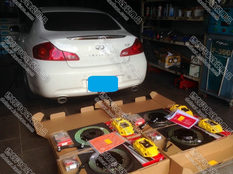 英菲尼迪G37改裝Brembo GT鮑魚剎車