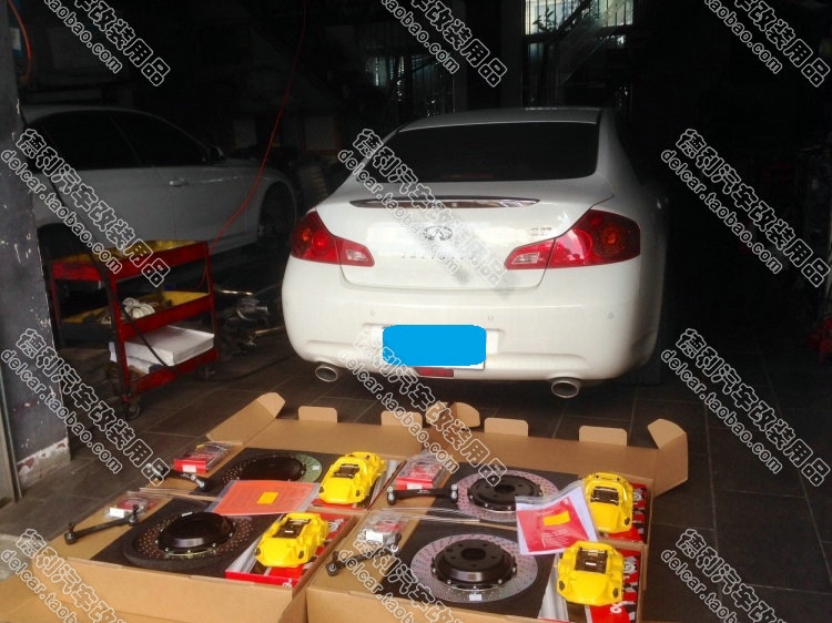 英菲尼迪G37改裝Brembo GT鮑魚剎車