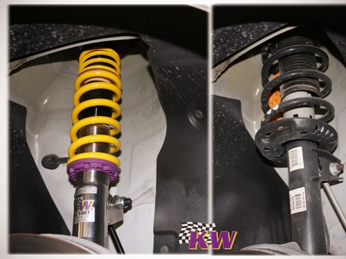 才跑了兩百公里的高爾夫R20，更換KW ClubSport