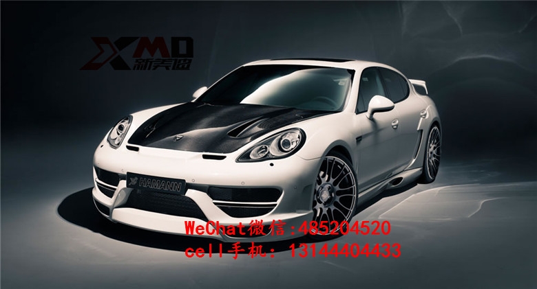 保時(shí)捷 帕納梅拉 PANAMERA 970 改HAMANN 包圍碳纖維后擾流尾翼