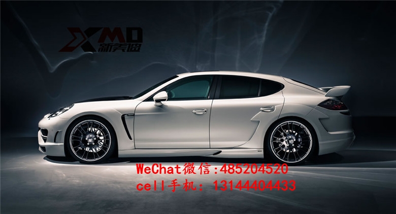 保時(shí)捷 帕納梅拉 PANAMERA 970 改HAMANN 包圍碳纖維后擾流尾翼