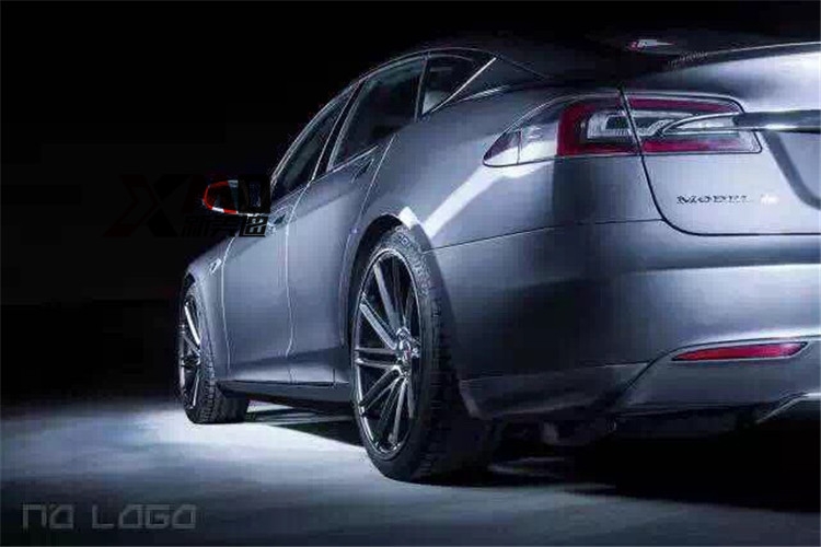 特斯拉MODEL S改裝 Revozport碳纖維壓尾翼 鴨尾 前唇后唇包圍