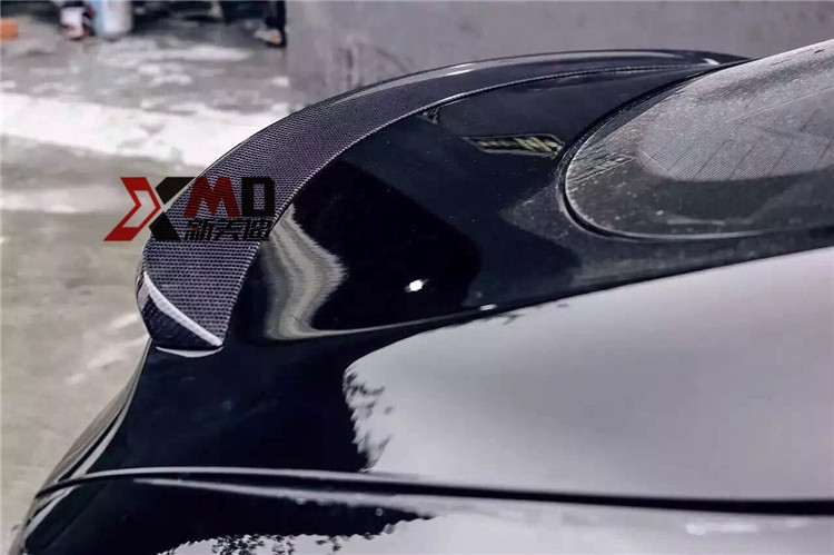 特斯拉MODEL S改裝 Revozport碳纖維壓尾翼 鴨尾 前唇后唇包圍