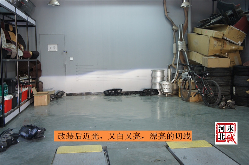 【石家莊永誠(chéng)改燈】帕薩特升級(jí)原廠高配氙氣大燈總成