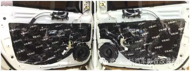 武漢松杉汽車(chē)音響改裝一次性改裝 尼桑軒逸音響升級(jí)汽車(chē)隔音安裝調(diào)音俠