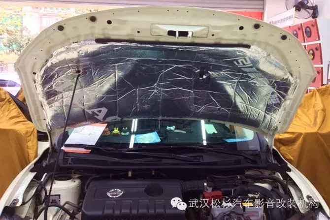 武漢松杉汽車(chē)音響改裝一次性改裝 尼桑軒逸音響升級(jí)汽車(chē)隔音安裝調(diào)音俠