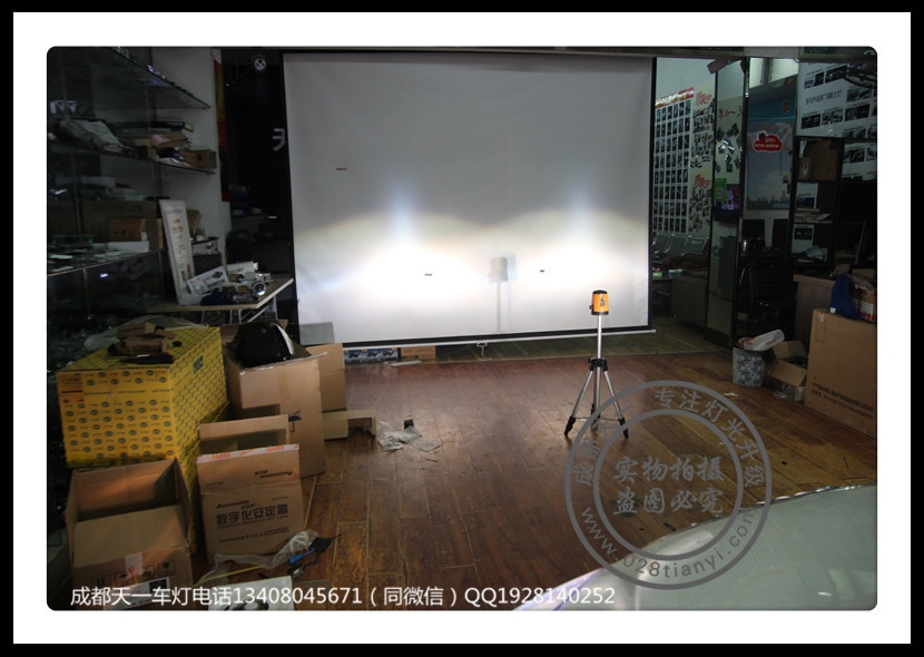 成都英朗GT車燈改裝海拉5雙光透鏡LED日行燈