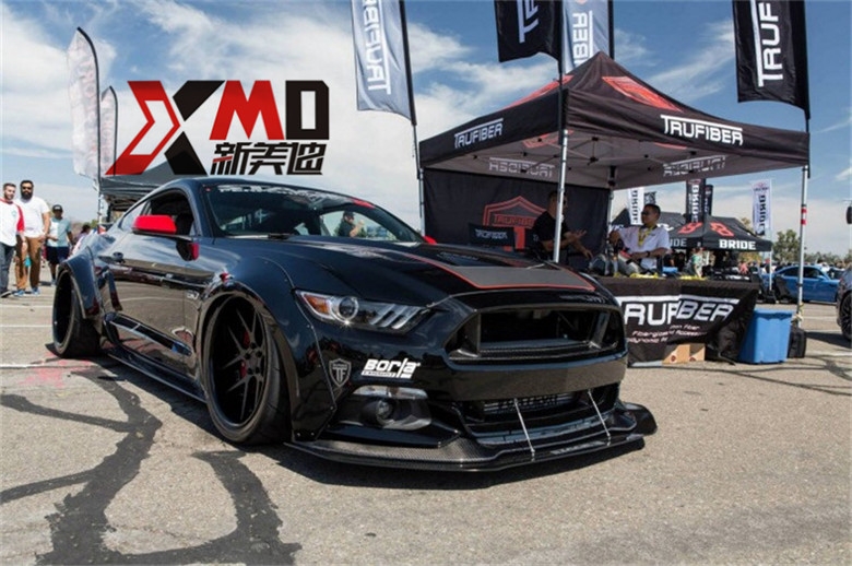 15款 新款 福特野馬Mustang 碳纖維GT 中網(wǎng) 改裝無標(biāo) 包圍 機(jī)蓋