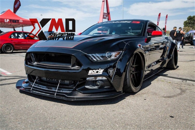 15款 新款 福特野馬Mustang 碳纖維GT 中網(wǎng) 改裝無標(biāo) 包圍 機(jī)蓋