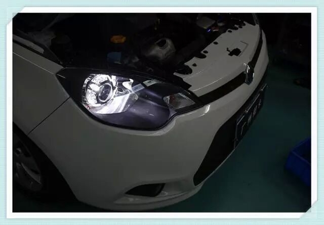 昆山酷派車業(yè)改燈案例——MG燈光升級阿帕5