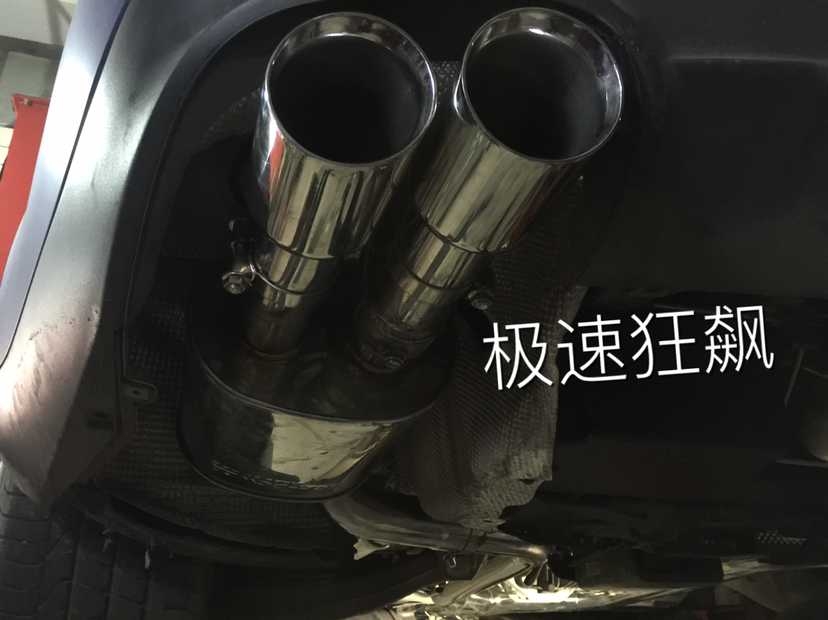 保時(shí)捷panamera改裝中尾段四出可調(diào)排氣