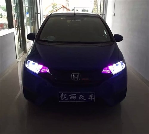 濰坊飛度改燈，棉光天使眼