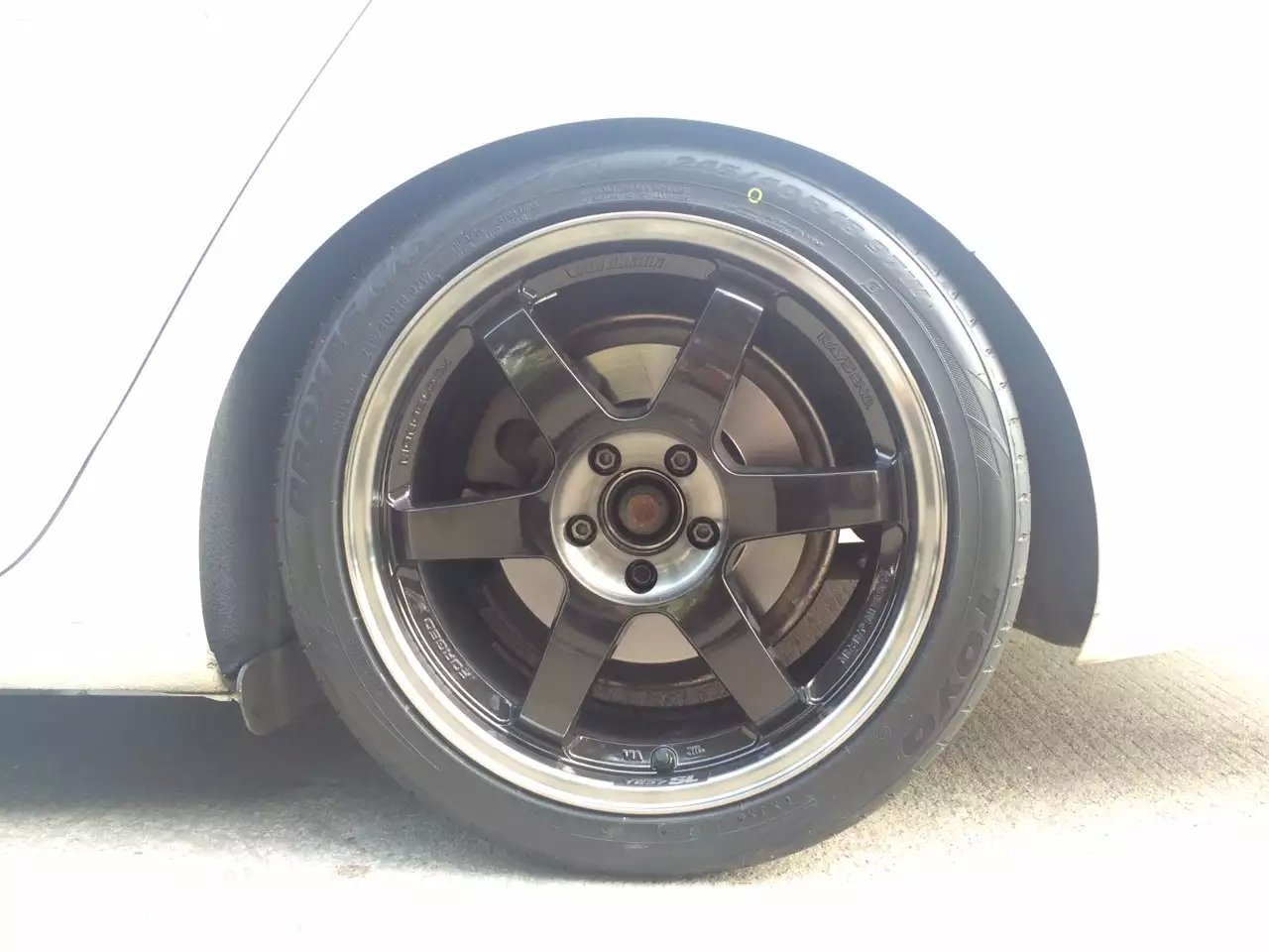 TE37 SL 裝奧迪 完美收工