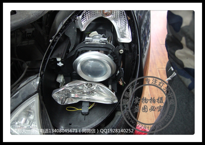 成都R300改燈成都奔馳R系車燈改裝雙光透鏡氙氣燈