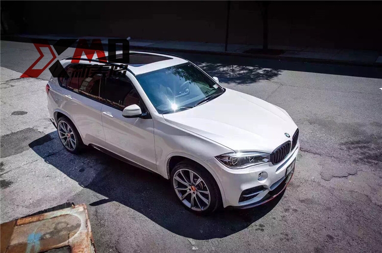 BMW 寶馬F15 X5 M Performance 改裝碳纖維前唇 前唇擾流 包圍 排氣管 機(jī)蓋