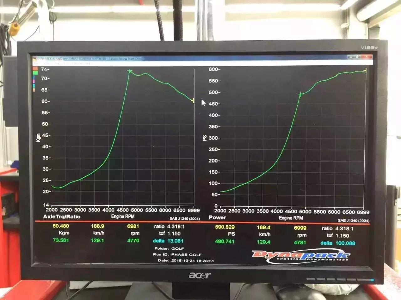 高尔夫6原装发动机未强化换个涡轮