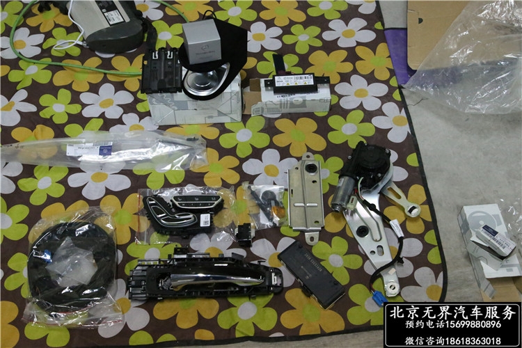 奔馳S320改原廠電尾門 無鑰匙進入 座椅記憶開關(guān) 香氛電離