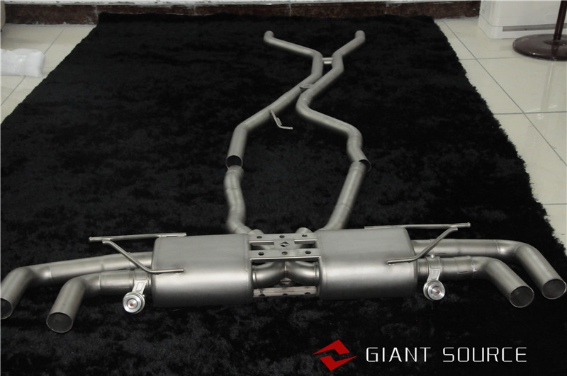 保時捷卡宴958改裝遙控閥門中尾段 卡宴giantsource排氣套件