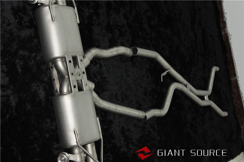 保時捷卡宴958改裝遙控閥門中尾段 卡宴giantsource排氣套件