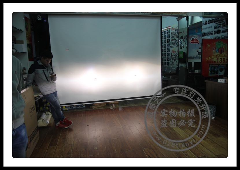 成都本田CRV改車燈升級雙光透鏡氙氣燈