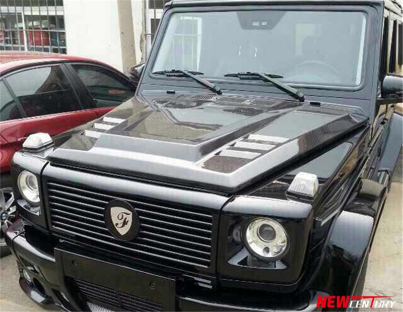 奔馳G級改裝碳纖維機蓋 G55 500改裝套件